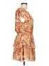 Olivaceous 100% Polyester Paisley Orange Cocktail Dress Size L - photo 4