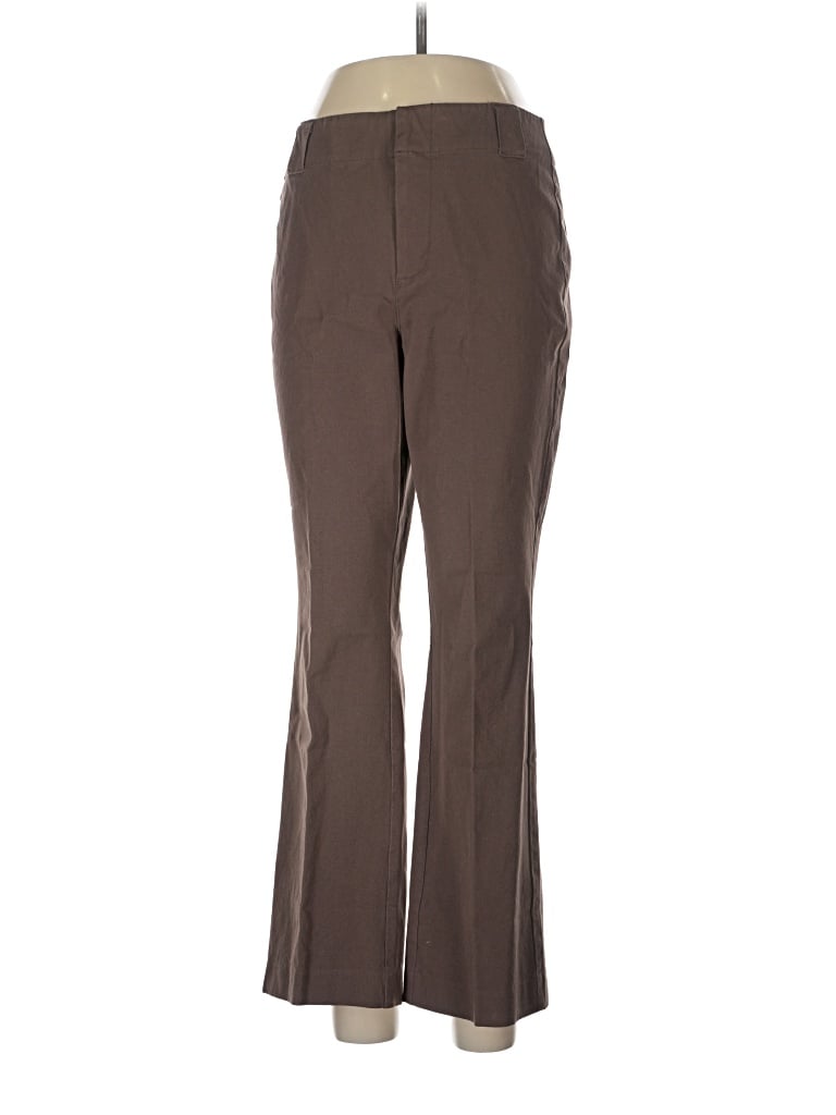 Pre-owned Nic + Zoe Dress Pants In Brown