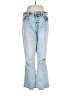 Daze Hearts Blue Jeans Size 28 waist - photo 1