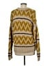 The Great. Chevron-herringbone Yellow Pullover Sweater Size Med (2) - photo 2
