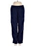 Point Sur 100% Cotton Solid Blue Casual Pants Size 4 - photo 1