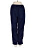 Point Sur 100% Cotton Solid Blue Casual Pants Size 4 - photo 2