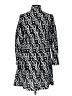 Dazey LA 100% Polyester Black Casual Dress Size S - photo 2