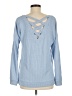 1.State Blue Pullover Sweater Size M - photo 2