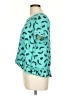 Torrid Teal Short Sleeve Blouse Size Lg Plus (0) - photo 5