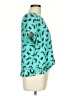 Torrid Teal Short Sleeve Blouse Size Lg Plus (0) - photo 4