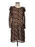 Sandro Floral Brown Casual Dress Size Sm (1) - photo 1