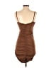 Shein Solid Brown Cocktail Dress Size S - photo 2