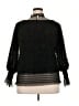 N By Nancy Metallic Black Pullover Sweater Size XXL - photo 2