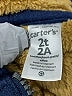 Carter's Blue Zip Up Hoodie Size 2T - photo 3