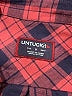 UNTUCKit 100% Cotton Plaid Red Long Sleeve Button-Down Shirt Size 0 - photo 7