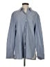 Max Studio 100% Cotton Blue Long Sleeve Button-Down Shirt Size S - photo 1