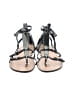 Stuart Weitzman Gray Black Sandals Size 8 1/2 - photo 2