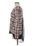 Lucky Brand 100% Cotton Plaid Brown Pullover Sweater Size M - photo 5