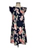 Emery Rose Floral Blue Casual Dress Size S - photo 1