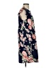 Emery Rose Floral Blue Casual Dress Size S - photo 4