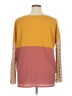 Bibi Color Block Orange Long Sleeve Top Size XL - photo 2