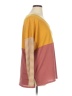 Bibi Color Block Orange Long Sleeve Top Size XL - photo 4