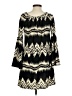 Lilypad Chevron-herringbone Black Casual Dress Size S - photo 2