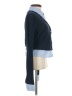 Shein Color Block Blue Long Sleeve Blouse Size 4 - photo 4