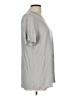 LUXE Stripes Silver Short Sleeve T-Shirt Size L - photo 4