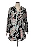 Lildy Paisley Black 3/4 Sleeve Blouse Size Lg - XL - photo 1