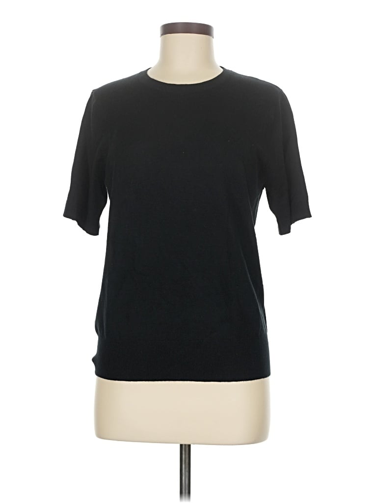 Pre-owned Staccato Short Sleeve Turtleneck In Black