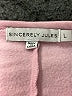 Sincerely Jules Solid Pink Jumpsuit Size L - photo 3