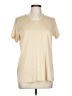 Real Essentials Metallic Gold Short Sleeve T-Shirt Size L - photo 1