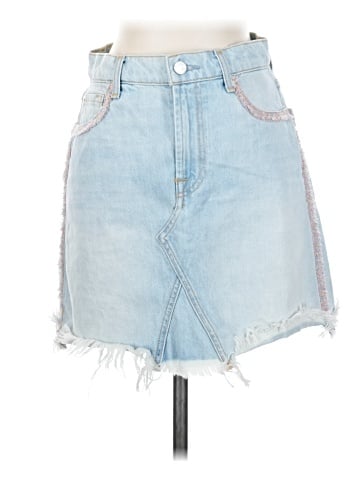 7 For All Mankind Denim Skirt (view 1)