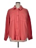 Maurices Color Block Red Long Sleeve Blouse Size XL - photo 1