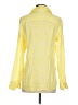 Gap Animal Print Yellow Long Sleeve Blouse Size S - photo 2