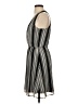 H&M 100% Polyester Stripes Gray Casual Dress Size 4 - photo 5