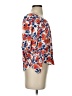 VOOM by Joy Han Orange 3/4 Sleeve Blouse Size XS - photo 4