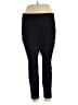 Maison Jules Solid Black Active Pants Size 2X - photo 1