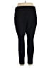 Maison Jules Solid Black Active Pants Size 2X - photo 2