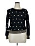 Evelyn & Arthur 100% Cotton Polka Dots Black Pullover Sweater Size XL - photo 1