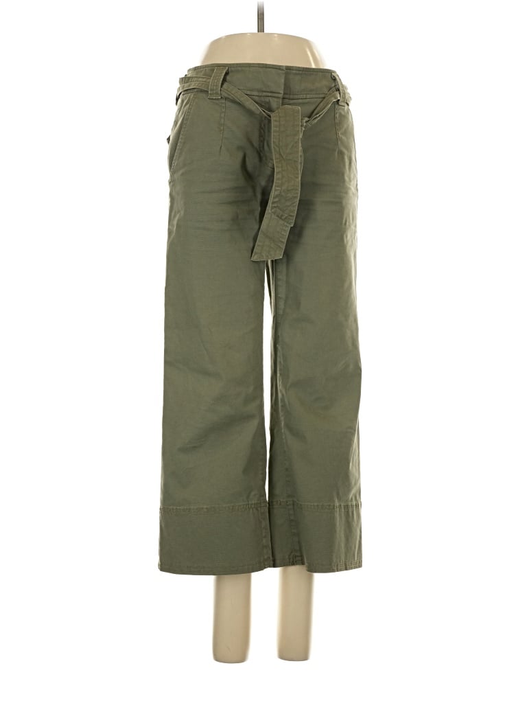 Pre-owned Ann Taylor Loft Cargo Pants In Green