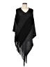 Gena Accessories 100% Acrylic Black Poncho One size - photo 1
