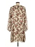 Wilfred 100% Polyester Floral Tan Casual Dress Size M - photo 2