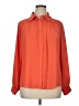 T Tahari 100% Polyester Orange Long Sleeve Blouse Size XL - photo 1