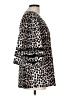 Unbranded 100% Polyester Animal Print Silver 3/4 Sleeve Blouse Size L - photo 4