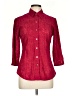 Chico's Burgundy Red button down Size Sm (0) - photo 1