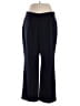 Le Suit 100% Polyester Blue Black Dress Pants Size 18 - photo 1