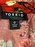 Torrid Floral Orange Short Sleeve Blouse Size Lg Plus (0) - photo 7