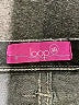 Loop 18 Solid Black Jeans Size 15 - photo 4