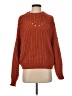 Elodie 100% Acrylic Solid Orange Pullover Sweater Size S - photo 1