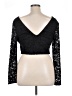 City Studio Black Long Sleeve Top Size 16W - photo 2