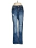 Charlotte Russe 100% Cotton Hearts Blue Jeans Size 4 - photo 1