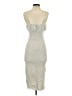 J.Crew 100% Linen Metallic Silver Cocktail Dress Size 0 - photo 2